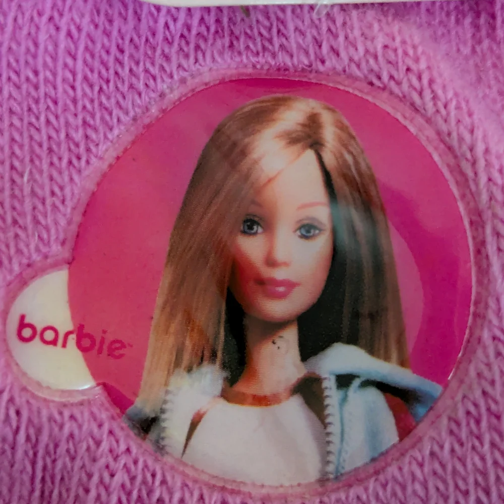 Barbie Pink Knit Magic Gloves Doll Fan Clothes Warm Winter Snowball Fingers Soft